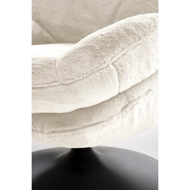 Крісло м'яке поворотне Halmar SHELL Кремовий V-CH-SHELL-FOT-KREMOWY фото - 10