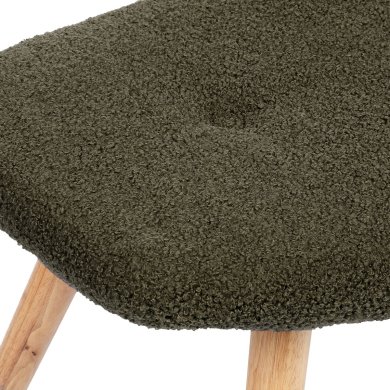 Подставка для ног Homla MOSS TEDDY BOUCLE Зеленый 229609 фото - 3