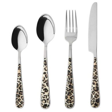 Ложка чайная Duka Panter | Серебристый / Леопардовый принт - 2 Ложка чайная Duka Panter | Серебристый / Леопардовый принт 2220534 фото - 2