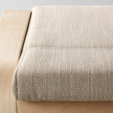 IKEA Кресло-качалка с подставкой POANG Бежевый (ИКЕА ПОАНГ) 39484271 фото - 4