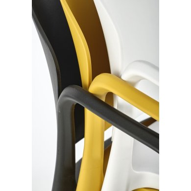 Садовий стілець Halmar K491 Гірчичний V-CH-K/491-KR-MUSZTARDOWY фото - 20