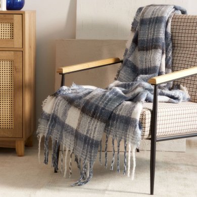 Плед Homla MANPA 130x170 см Блакитний 218226 фото - 5