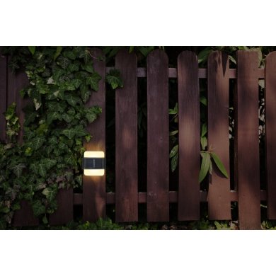 Набір світильників на сонячній батареї Garden Line KINKIET 2 шт Чорний SOL3736 фото - 4