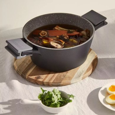Каструля з кришкою Duka Gota Cook 2,4л | Сірий 1213292 фото - 4