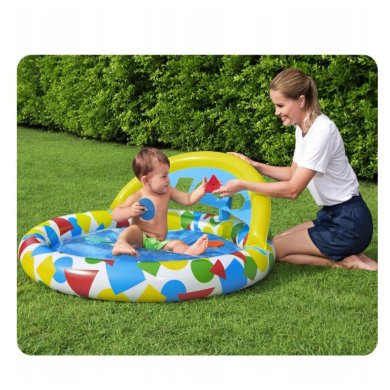 Надувний дитячий басейн Bestway 52378 120х117х46 см Принт - 5 Надувний дитячий басейн Bestway 52378 120х117х46 см Принт BES52378 фото - 5