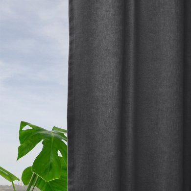 IKEA Шторы SANELA 140х300 см 2 шт Темно-серый (ИКЕА САНЕЛА) 00591413 фото - 8