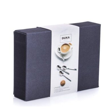 Набор ложек для эспрессо Duka Universal 6 эл. | Серебристый 1213371 фото - 3