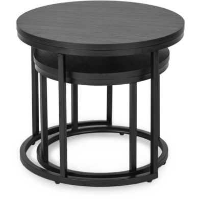 Комплект журнальних столів Mebel Elit MANU 2 шт Чорний - 5 Комплект журнальних столів Mebel Elit MANU 2 шт Чорний ME.MANU/CZ/CZ/L фото - 5