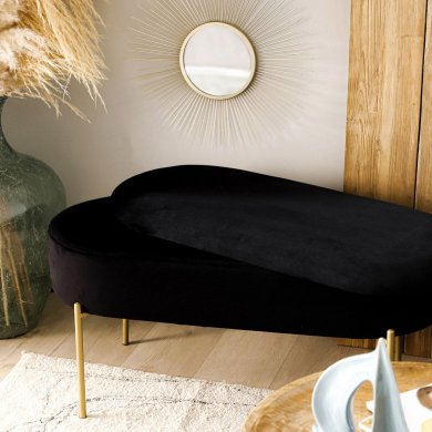 Скамья Homla LAYLA Welur Черный 209863 фото - 7