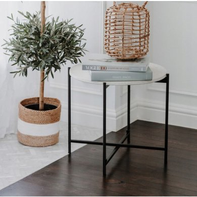 Журнальный стол Meven TERRAZZO BIG Белый - 5 Журнальный стол Meven TERRAZZO BIG Белый MV-8396-TERRAZZO70CM фото - 5