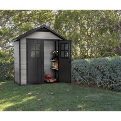 Садовый домик Keter OAKLAND 210х124х253 см Серый 246956 фото - 4