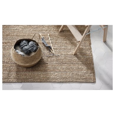 Килим LOHALS 133х195 см Бежевий - 2 IKEA Килим LOHALS 133х195 см Бежевий (ИКЕА ЛОХАЛС) 30511288 фото - 2