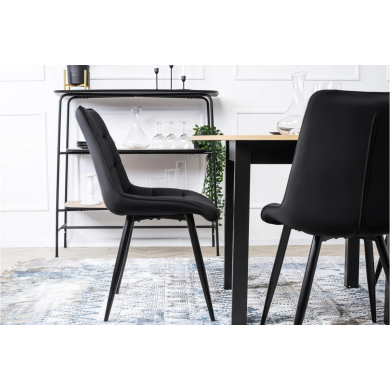 Обідній комплект меблів Mebel Elit HARRY RIO | Дуб рив'єра / Чорний HARRY/DR/CZ/S/RIO/CZ/V/Z4/K фото - 12