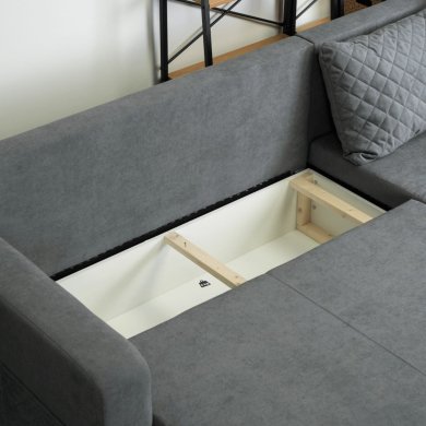 Розкладний диван Mebel Elit SATORE Сірий ME.ASTI/PRINCEASH/NAR фото - 7