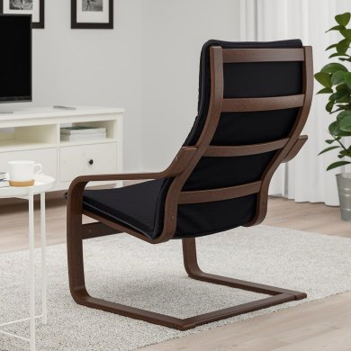 IKEA Крісло-качалка POANG Чоринй (ИКЕА ПОАНГ) 59240833 фото - 10