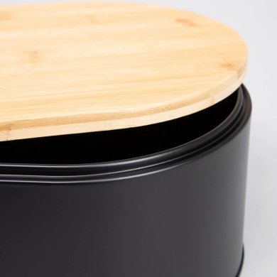 Хлібниця Homla PARMA BIG Чорний 237250 фото - 2