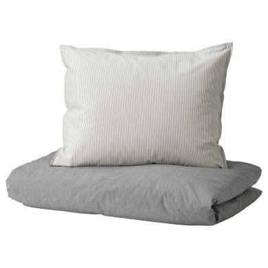IKEA Комплект постельного белья BLAVINDA 150x200 см Серый (ИКЕА BLÅVINDA) 90328084