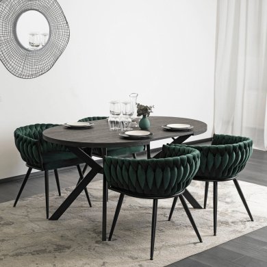 Обеденный стул Mebel Elit EMPOLI Welur Зеленый - 7 Обеденный стул Mebel Elit EMPOLI Welur Зеленый ME.EMPOLI/Z/CZ/V/K фото - 7