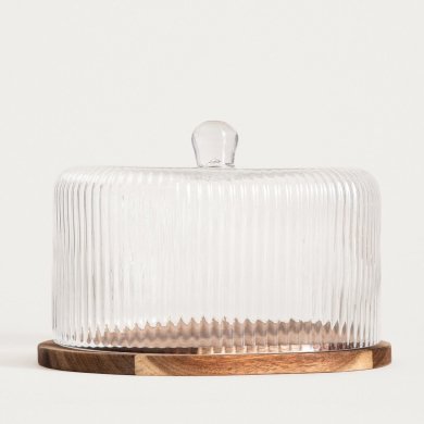 Сервировочная доска с крышкой Homla BARDO 27 см Дерево 242136