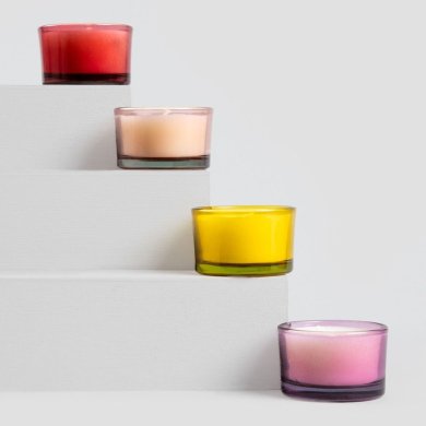 Набор ароматических свечей Homla ENJOY Sea Salt & Pomelo 30 г 4 шт Разноцветный 239410 фото - 2