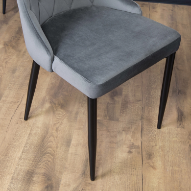 Обеденный стул Mebel Elit CORK Welur Серый ME.CORK/P/V/K фото - 11