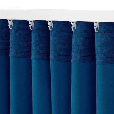 IKEA Шторы MAJGULL 145х300 см 2 шт Темно-синий (ИКЕА МАЙГУЛЛ) 50569749 фото - 6