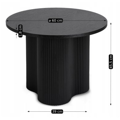 Журнальный стол Mebel Elit DERIAN Черный ME.DERIAN/CZ/CZ/L фото - 9