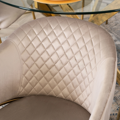 Обідній стілець Mebel Elit INNES Welur Бежевий ME.INNES/BZ/ZL/V/K фото - 6