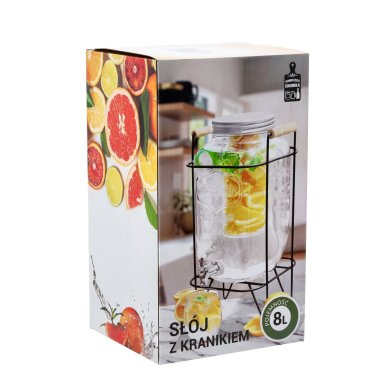 Диспенсер для напитков Chomik 8 л Прозрачный IDE1717 фото - 6