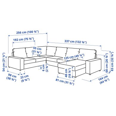 IKEA VIMLE (ИКЕА ВИМЛЕ) 49401831 фото - 10