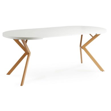 Розкладний обідній стіл Mebel Elit LUGO Білий - 4 Розкладний обідній стіл Mebel Elit LUGO Білий ME.LUGO/B/DREW/S фото - 4