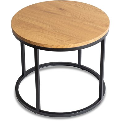 Журнальний стіл Mebel Elit LELLA Дуб золотий - 3 Журнальний стіл Mebel Elit LELLA Дуб золотий ME.LELLA/DZ/CZ/L фото - 3