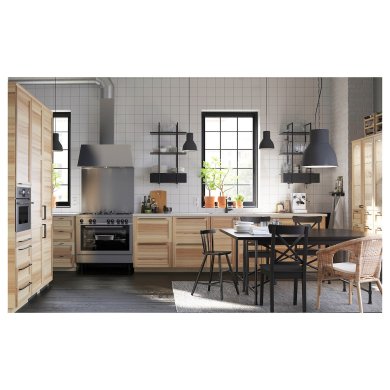 IKEA Обідній стілець INGOLF Чорний (ИКЕА ИНГОЛЬФ) 60217822 фото - 17