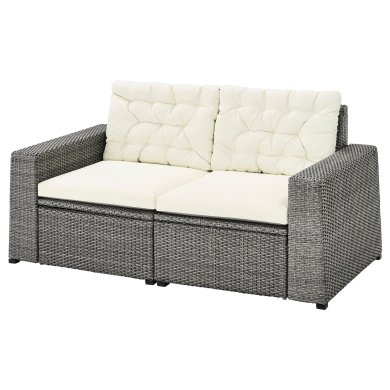 IKEA Садовый диван SOLLERON Серый (ИКЕА SOLLERÖN) 59303665