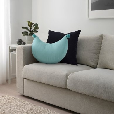 IKEA Декоративна подушка GOKVALLA 34х45 см Блакитний (ИКЕА ГОКВАЛЛА) 40592458 фото - 2