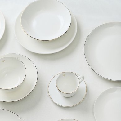 Глибока тарілка Homla AURO 21 см | Білий / Золотий - 4 Глибока тарілка Homla AURO 21 см | Білий / Золотий 164361 фото - 4