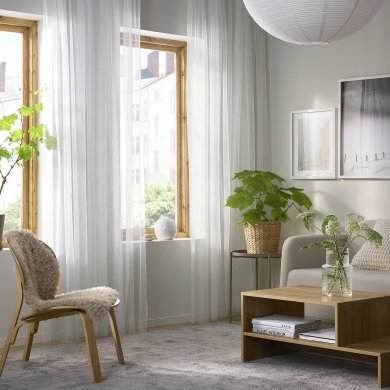 IKEA Тюль LILL 280х300 см 2 шт Белый (ИКЕА LILL) 10070262 фото - 9