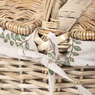 Кошик для пікніка Homla LORENZO Бежевий 230280 фото - 3