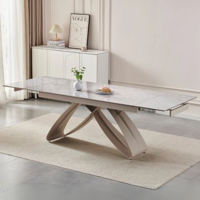 Розкладний обідній стіл Mebel Elit LUIGI Marmur Сірий - 4 Розкладний обідній стіл Mebel Elit LUIGI Marmur Сірий ME.LUIGI/P/KASZ/S160-240 фото - 4