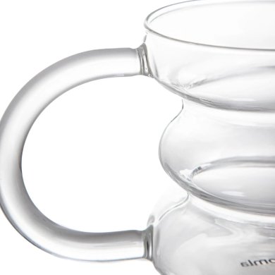 Кружка Homla BUBBLY 400 мл Прозорий - 2 Кружка Homla BUBBLY 400 мл Прозорий 227401 фото - 2