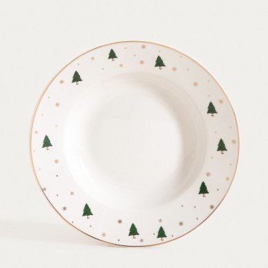 Набор тарелок Homla ZAPHIRA 12 шт Принт 242141 фото - 4