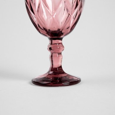 Набір келихів Homla LUNNA 340 мл Рожевий 241222 фото - 4