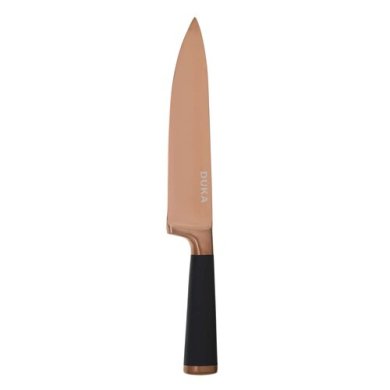 Набір ножів Duka Copper 7 шт. | Мідний/Чорний/Дерево 2220378 фото - 7