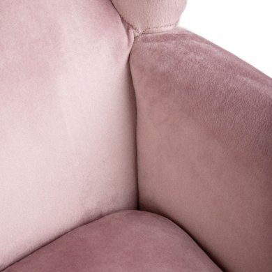 Крісло м'яке Homla VINNANDE Рожевий 218202 фото - 4