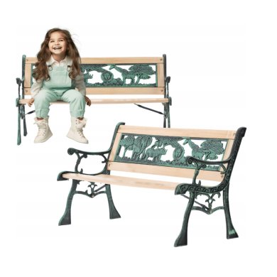 Садовая скамья для детей Garden Line MEB0889 Дерево - 7 Садовая скамья для детей Garden Line MEB0889 Дерево MEB0889 фото - 7