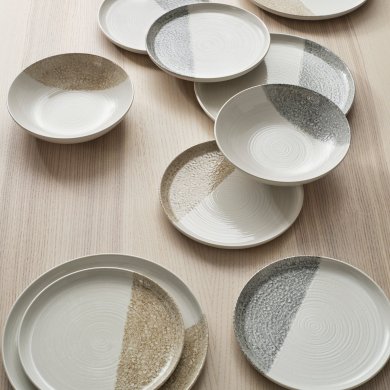 IKEA Глубокая тарелка KRUSTISTEL 19 см Серый (ИКЕА КРУСТИСТЕЛЬ) 20595151 фото - 5