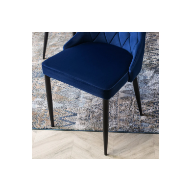 Обеденный стул Mebel Elit CORK Welur Синий ME.CORK/GR/V/K фото - 5