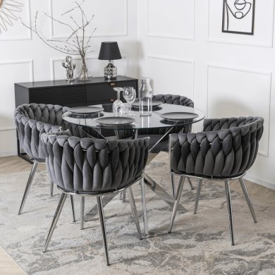 Обідній стілець Mebel Elit SORELLA Welur Сірий - 6 Обідній стілець Mebel Elit SORELLA Welur Сірий ME.SORELLA/P/CH/V/K фото - 6