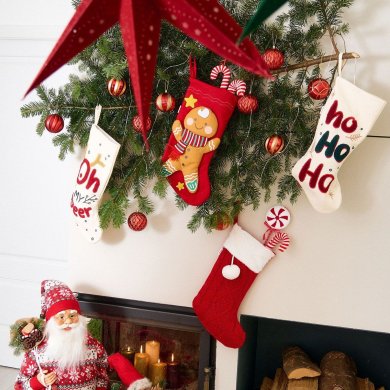 Рождественский носок для подарков Homla GEILL Разноцветный 232779 фото - 5