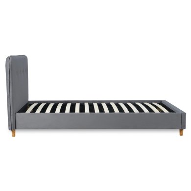 Кровать Mebel Elit DENNIS Welur 90x200 см Темно-серый - 4 Кровать Mebel Elit DENNIS Welur 90x200 см Темно-серый ME.DENNIS/90/CP/V/LOZ фото - 4